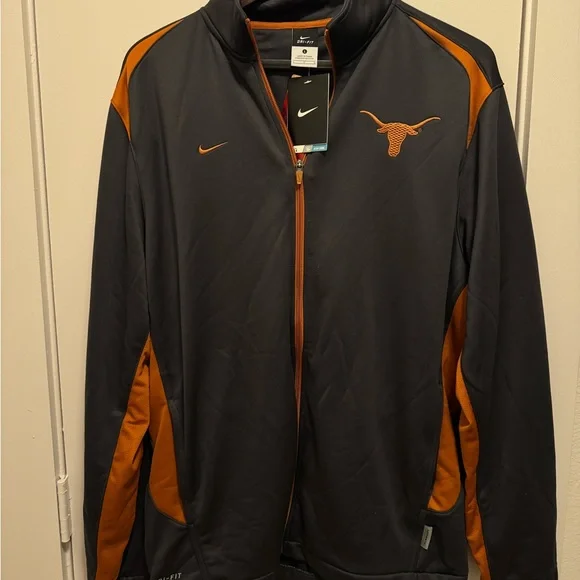 Texas Longhorns Nike Lightweight Dri-Fit Jacket with Full-Zip NWT - Picture 2 of 10